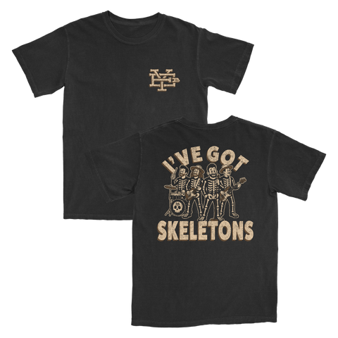 Skeletons - Black Tee (Pre-Order)
