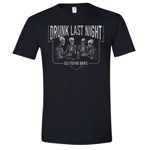 2024 Black Drunk Last Night Tee