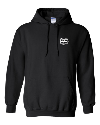 Black Varsity Hoodie